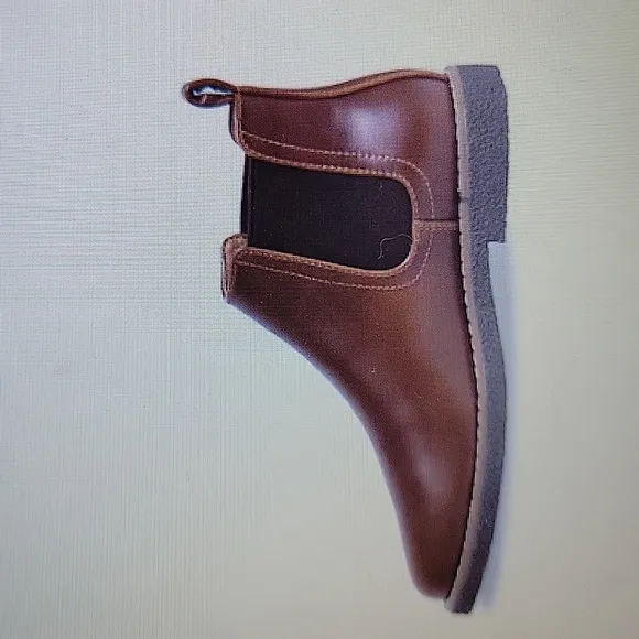 DEER STAGS ZANE CHELSEA BOOT BROWN KIDS 7 YOUTH NEW