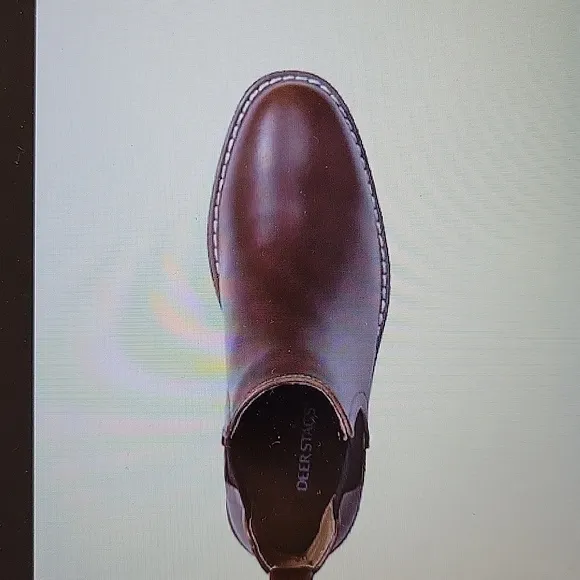 DEER STAGS ZANE CHELSEA BOOT BROWN KIDS 7 YOUTH NEW