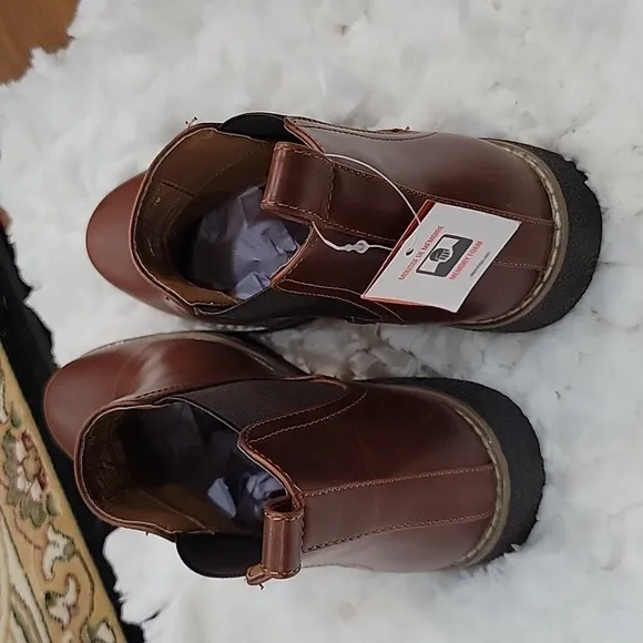 DEER STAGS ZANE CHELSEA BOOT BROWN KIDS 7 YOUTH NEW
