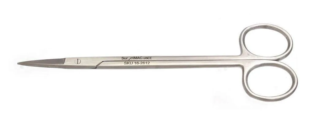 Dental Kelly Scissors straight and curved 6.5” set