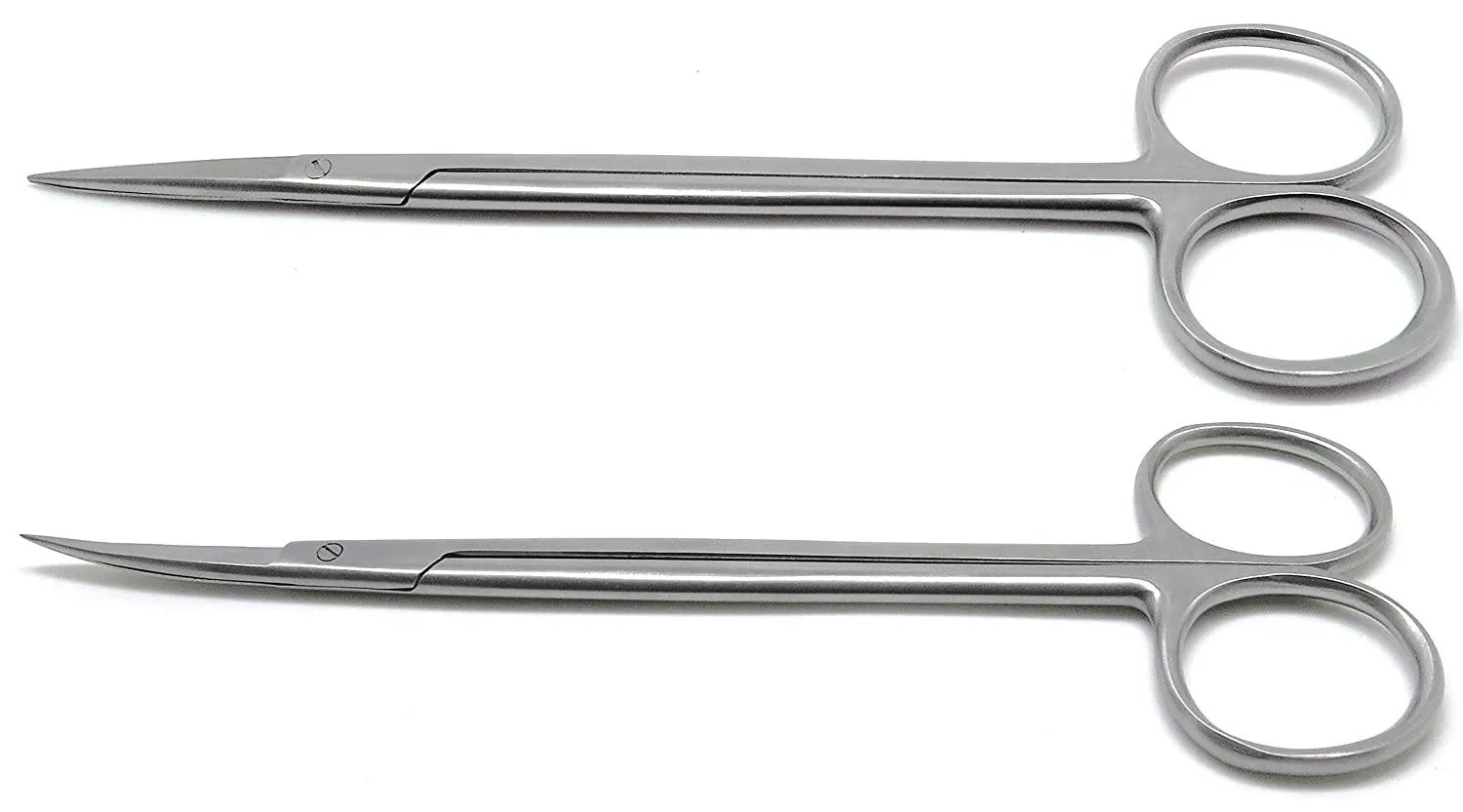 Dental Kelly Scissors straight and curved 6.5” set
