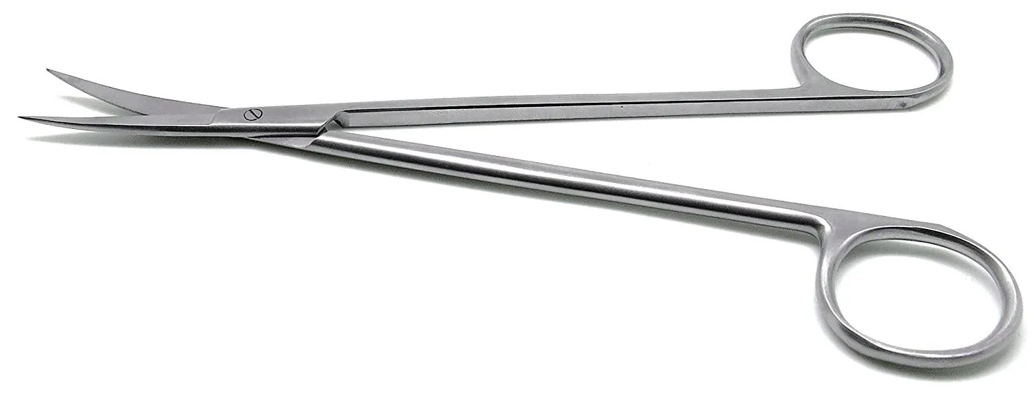 Dental Kelly Scissors straight and curved 6.5” set