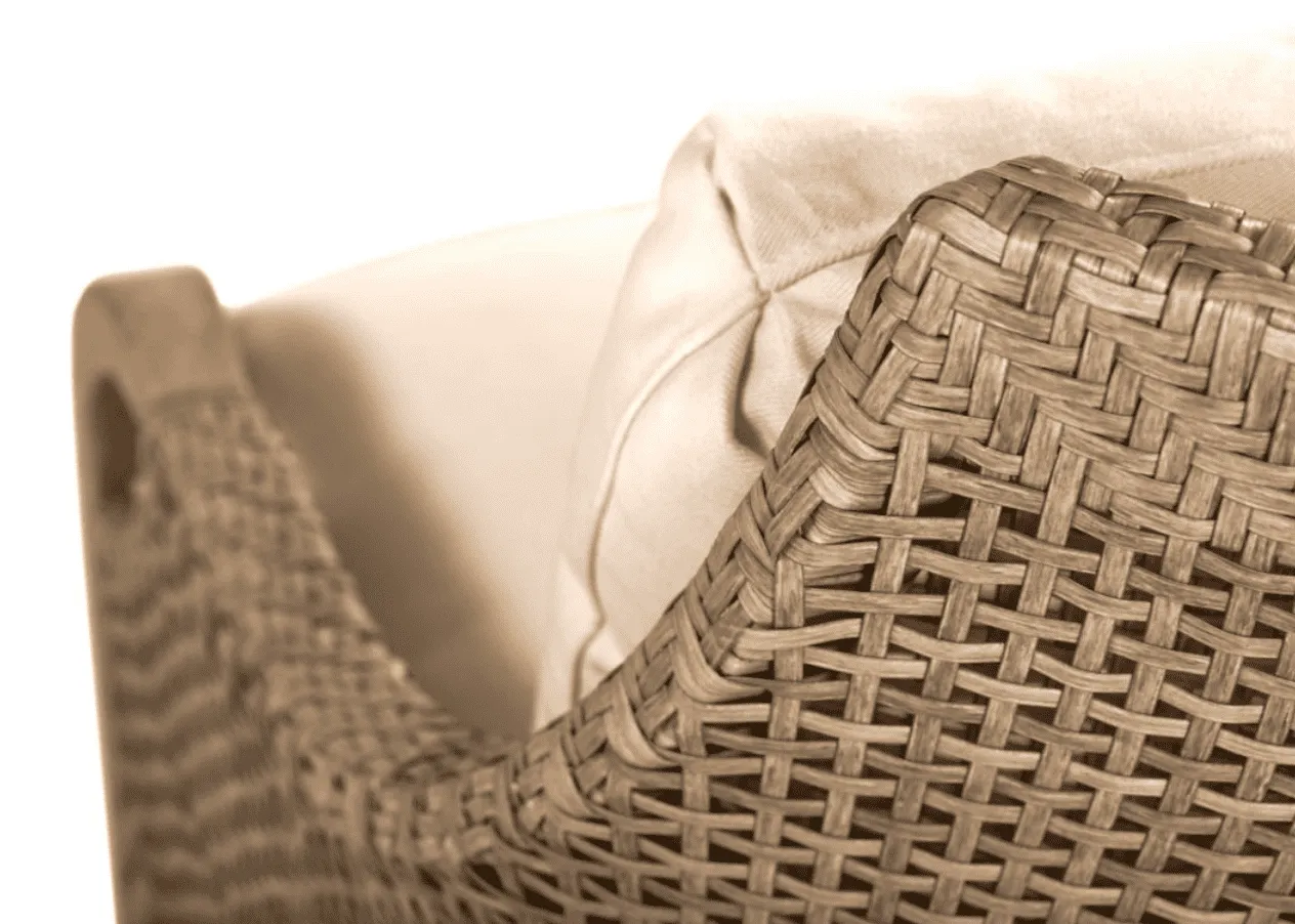 Eastern Shores Woven & Teak Outdoor Chair