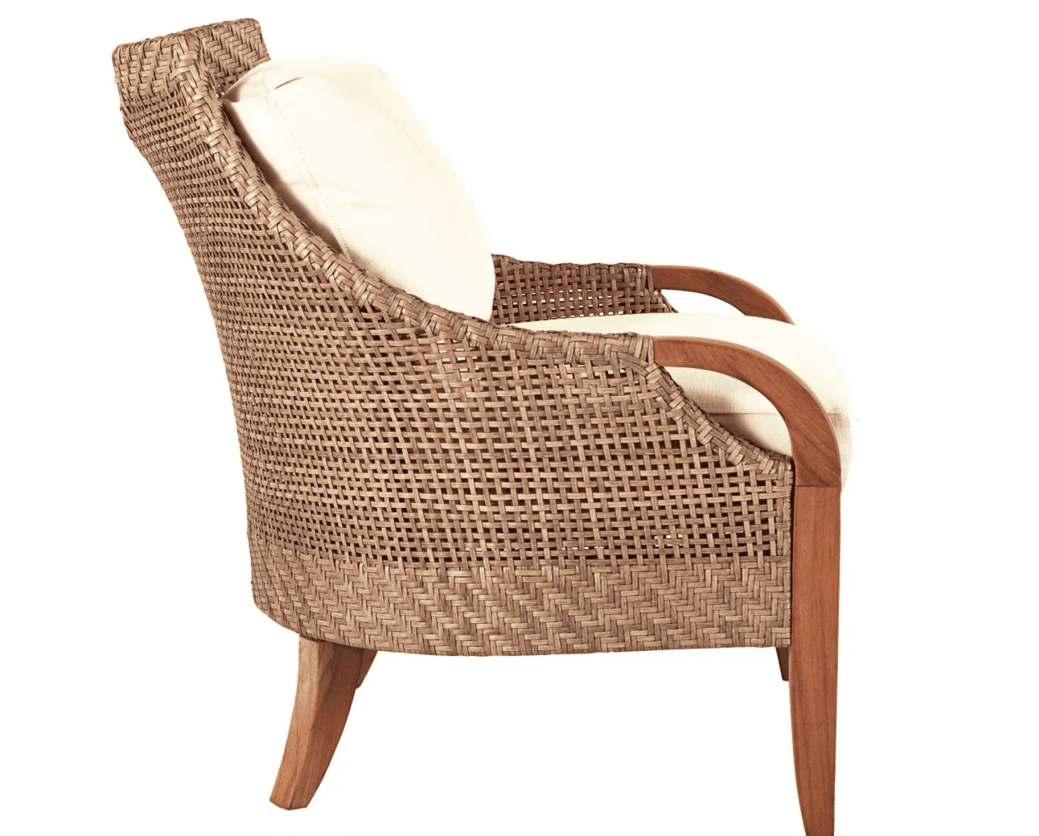 Eastern Shores Woven & Teak Outdoor Chair