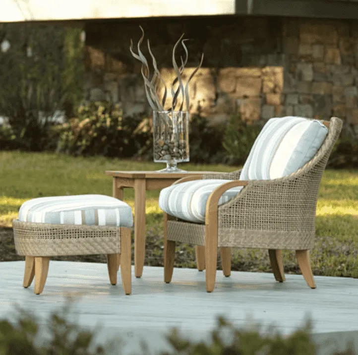 Eastern Shores Woven & Teak Outdoor Chair