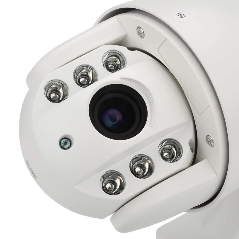 EasyN HD Dome Camera - 1080P, PTZ, 5x Optical Zoom, Night Vision, IR Cut, 1/2.7 Inch Sony CMOS, Weatherproof, Android   iOS