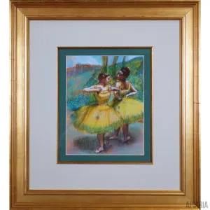 Edgar Degas "Dancers in Yellow"