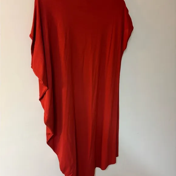 Eileen Fisher Serno Ballet Neck Asymmetrical shift dress XS/TP Lightweig…