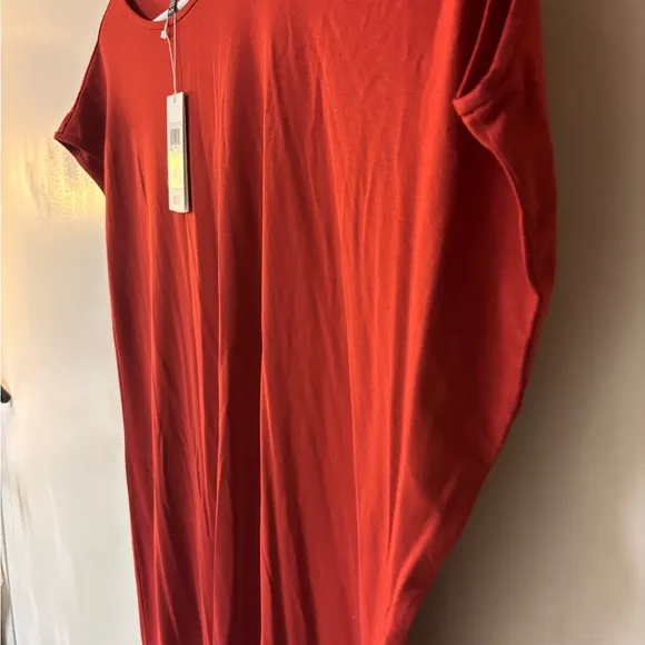 Eileen Fisher Serno Ballet Neck Asymmetrical shift dress XS/TP Lightweig…