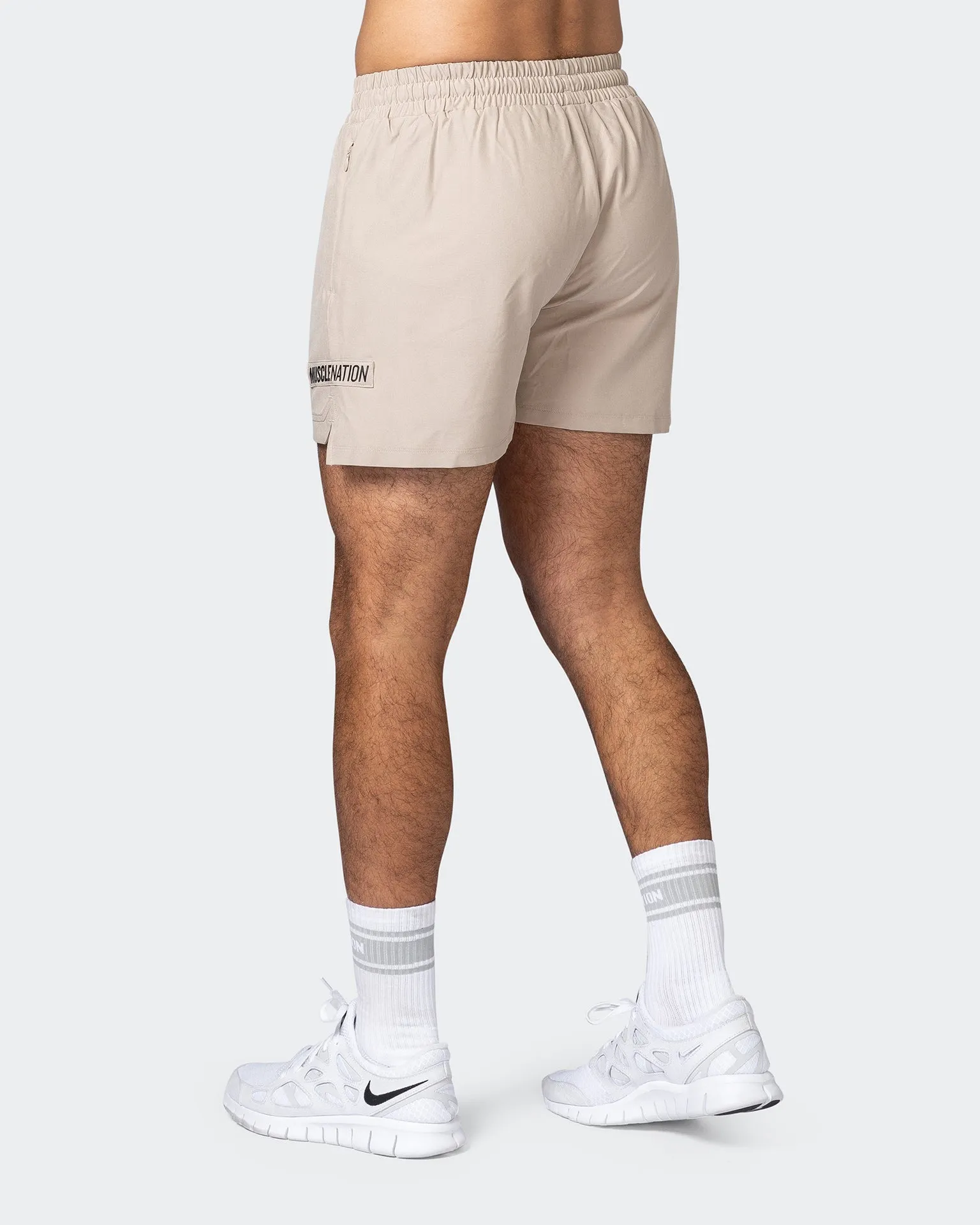 Elevate Active Shorts - Bone
