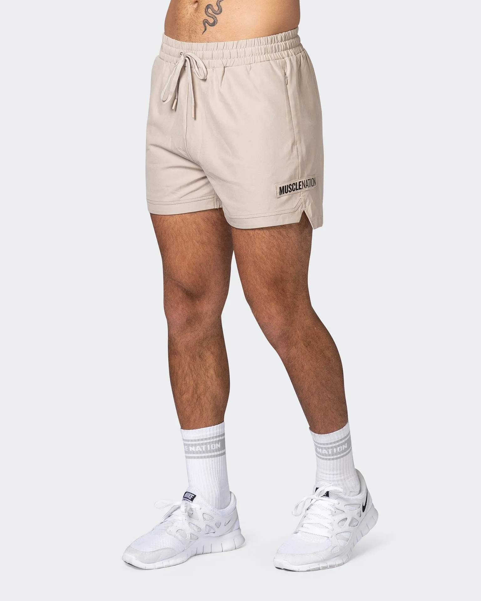 Elevate Active Shorts - Bone