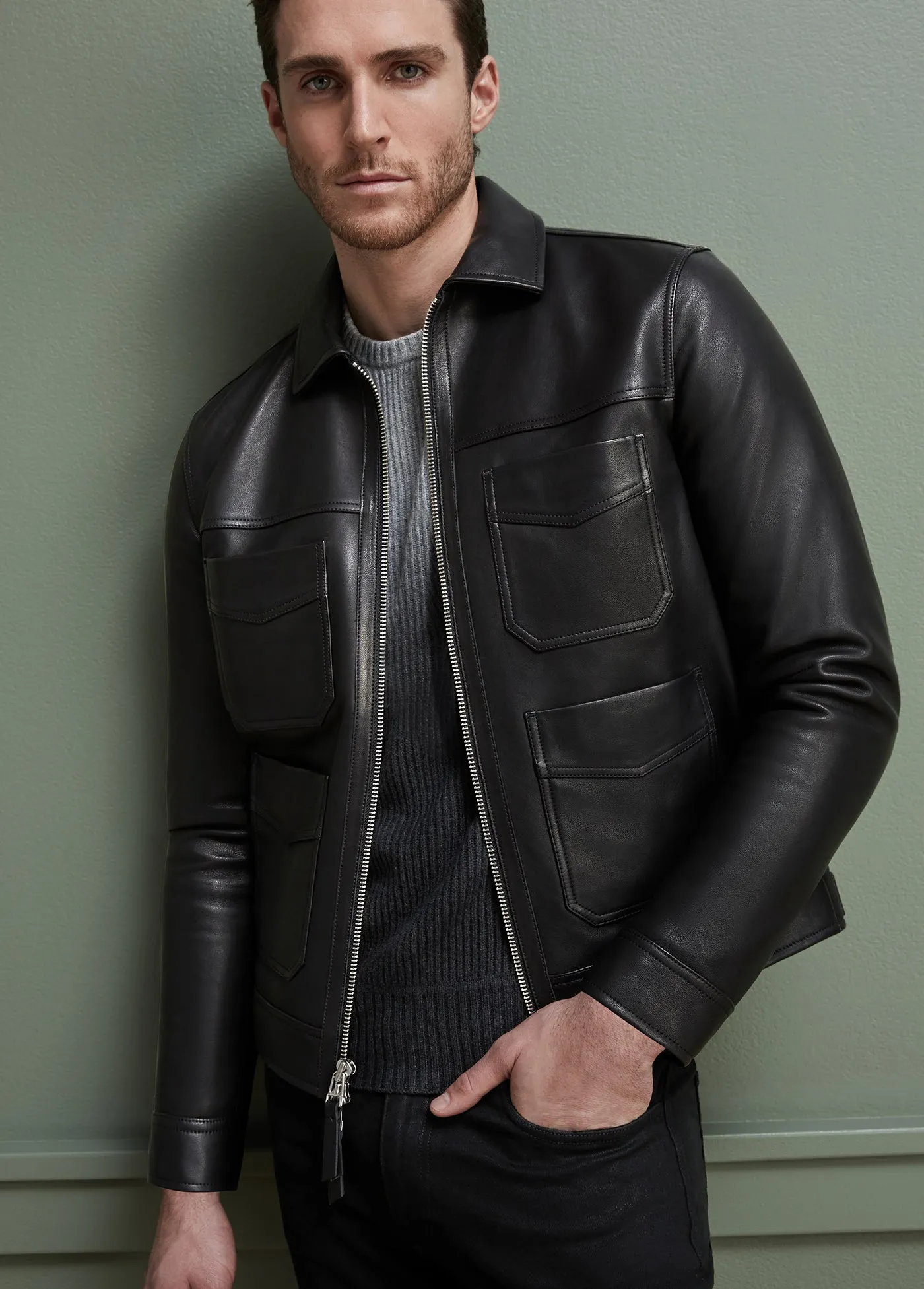 ELLIS LEATHER JACKET