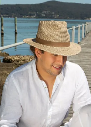 Evoke Charlie Fedora - Caramel