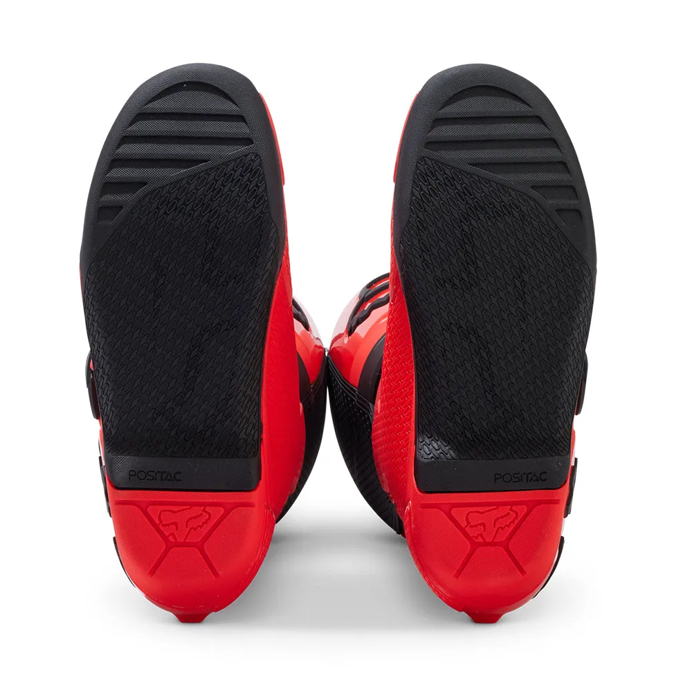 FOX YOUTH COMP BOOTS [FLO RED]