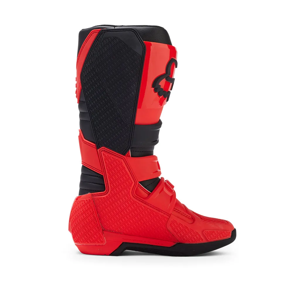FOX YOUTH COMP BOOTS [FLO RED]