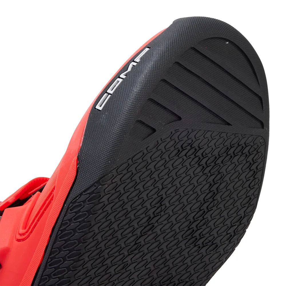 FOX YOUTH COMP BOOTS [FLO RED]