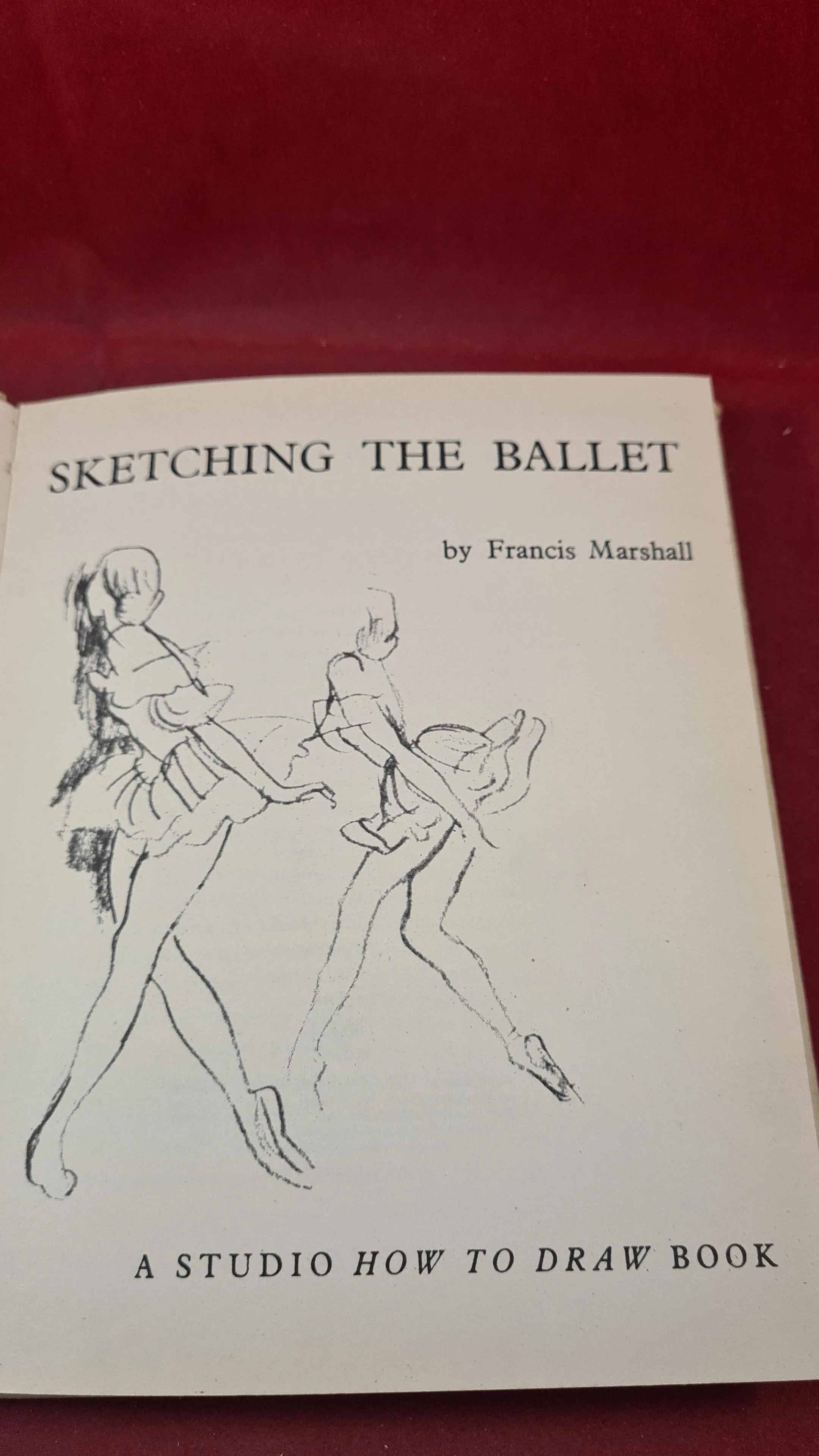 Francis Marshall - Sketching the Ballet, Studio Limited, 1953