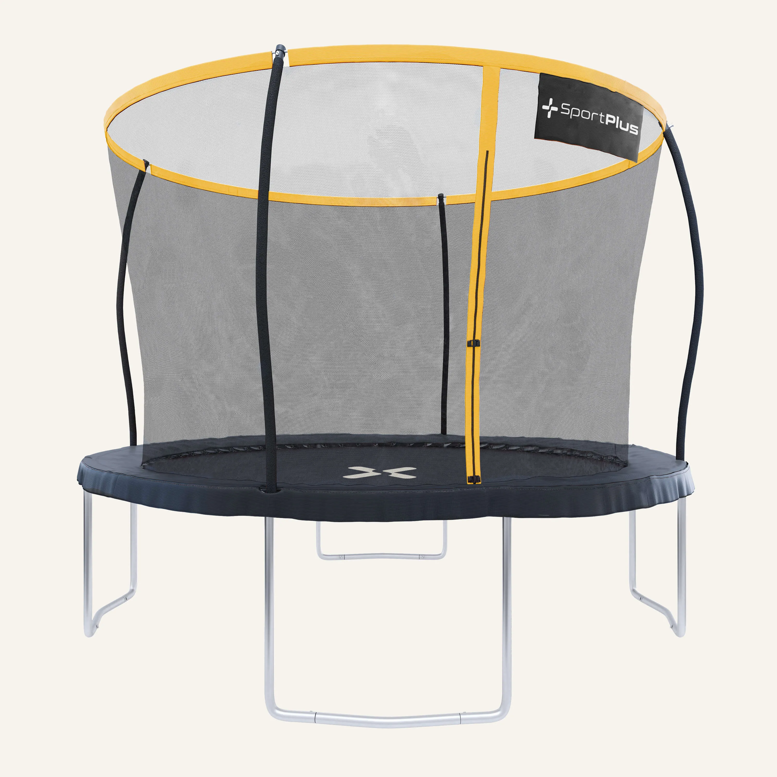 Gartentrampolin mit patentierter Rahmenkonstruktion