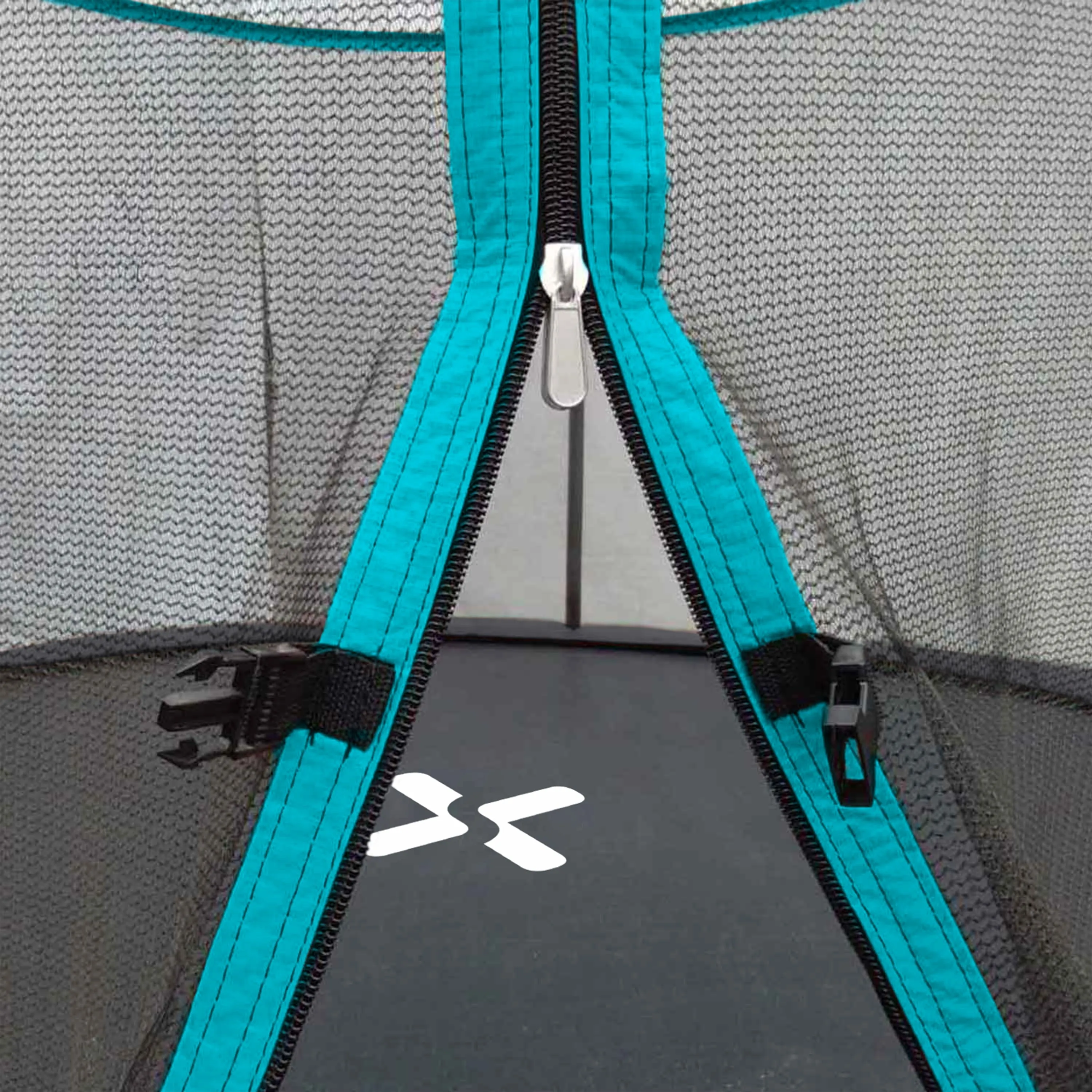 Gartentrampolin mit patentierter Rahmenkonstruktion