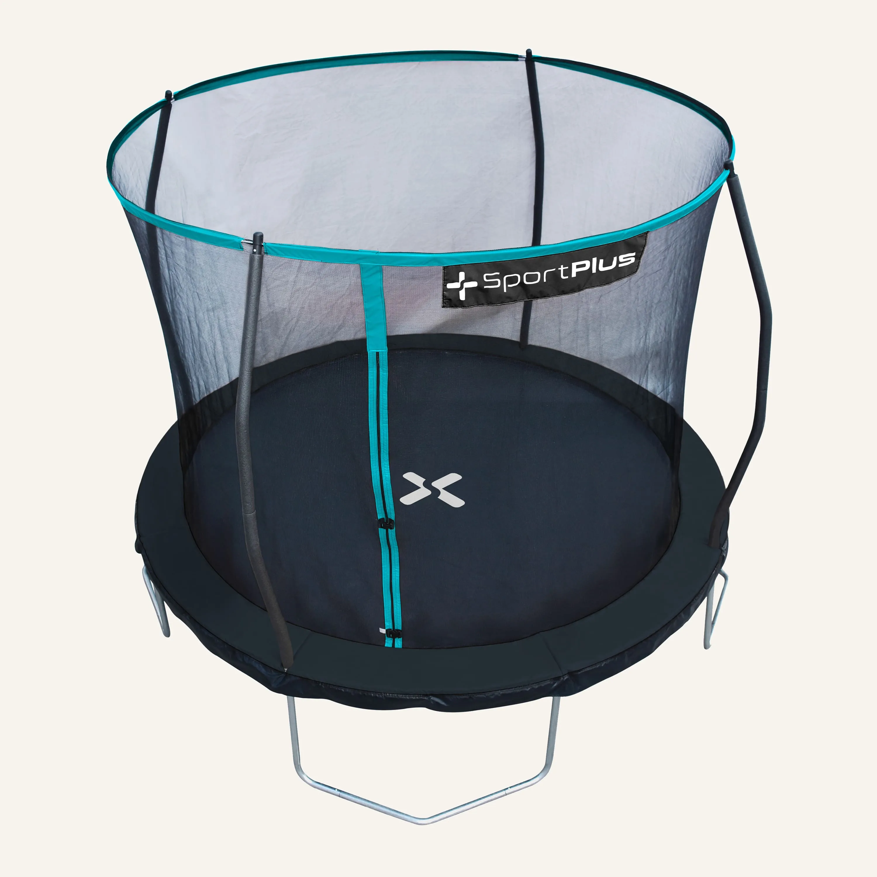 Gartentrampolin mit patentierter Rahmenkonstruktion