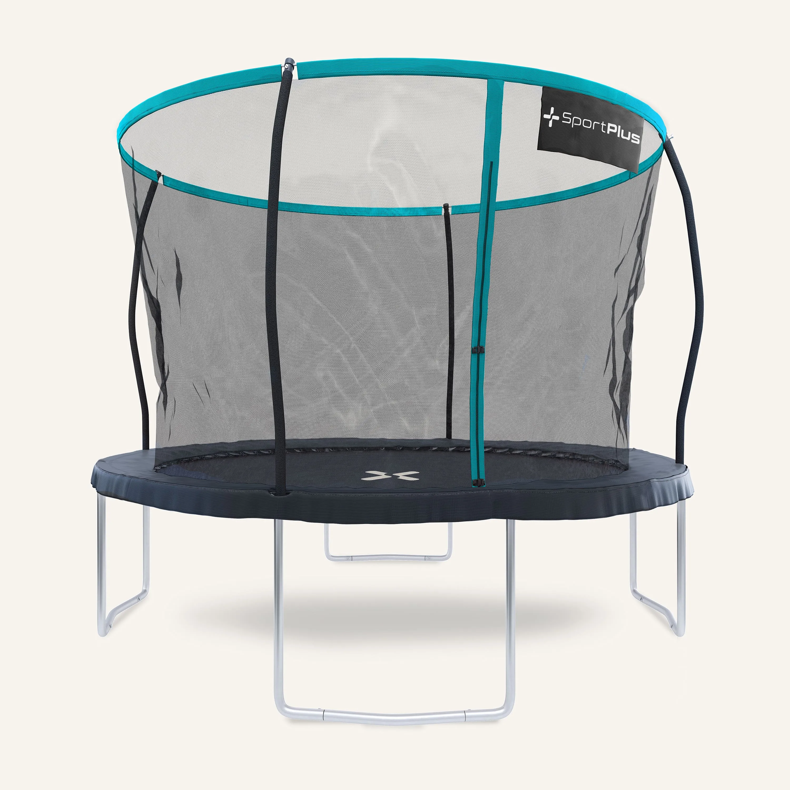Gartentrampolin mit patentierter Rahmenkonstruktion