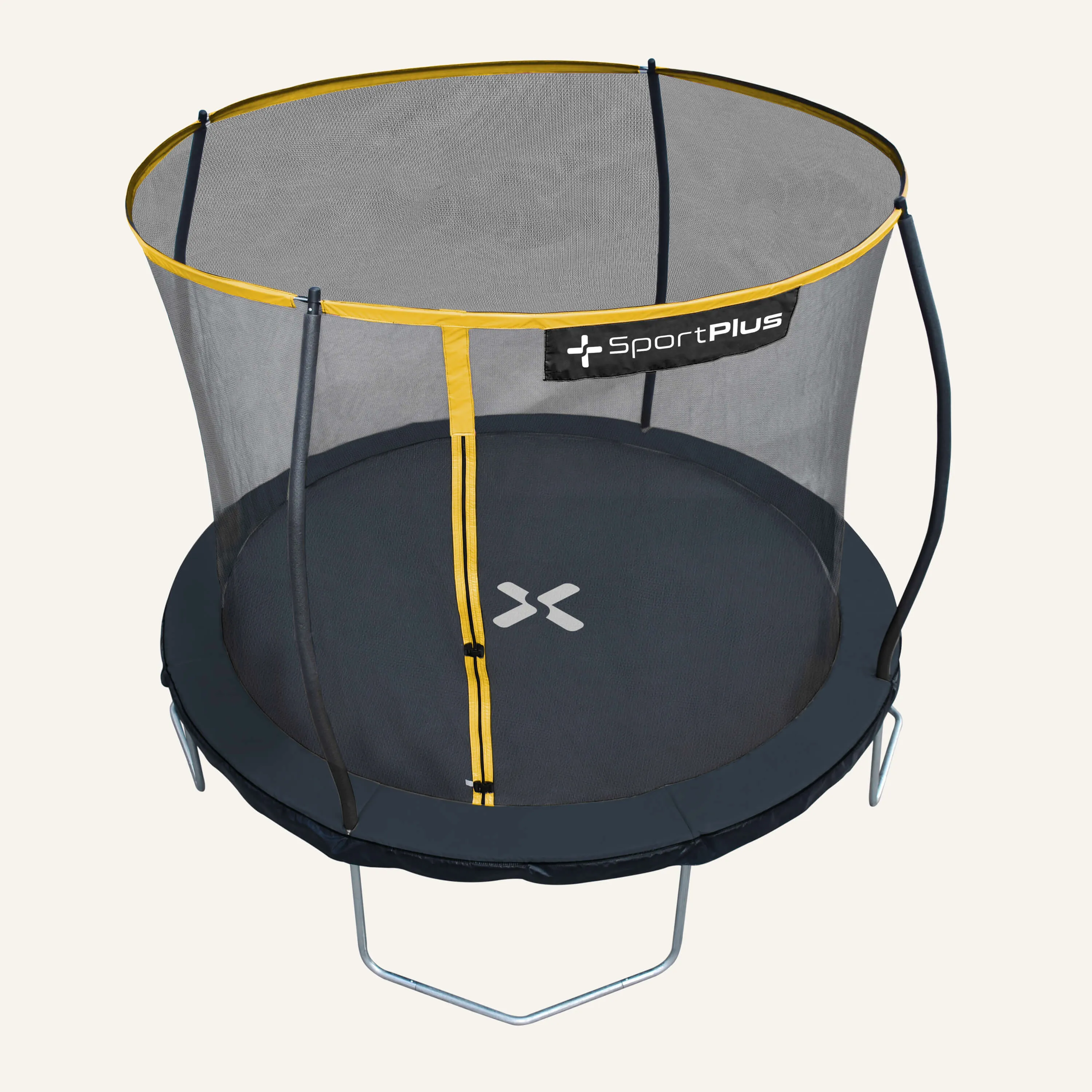 Gartentrampolin mit patentierter Rahmenkonstruktion