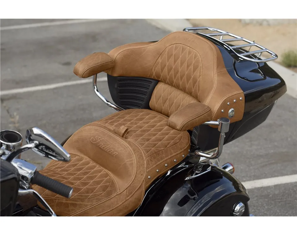 Genuine Leather Quilted Trunk Passenger Backrest Pad - 2880284-06