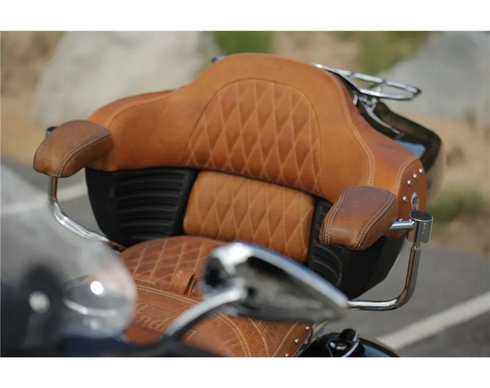 Genuine Leather Quilted Trunk Passenger Backrest Pad - 2880284-06