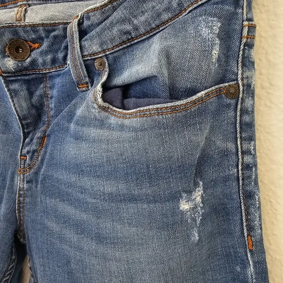 Guess Power Skinny Low Size 29 Blue Jeans Used Condition