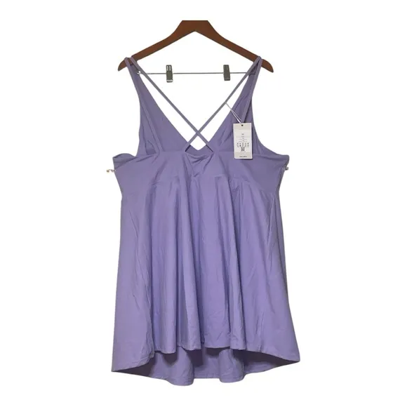 HALARA Softlyzero Plush Backless Crisscross 2-Piece Barre Ballet Dance Dress 3X