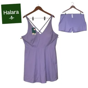 HALARA Softlyzero Plush Backless Crisscross 2-Piece Barre Ballet Dance Dress 3X