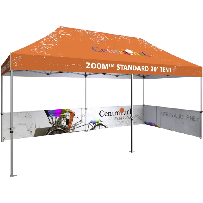 Half-wall Graphic kit for Zoom Standard 20' Popup