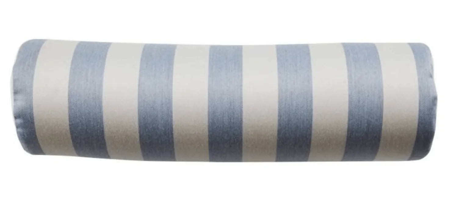 Halo Chambray L-Stripe - Outdoor Pillow