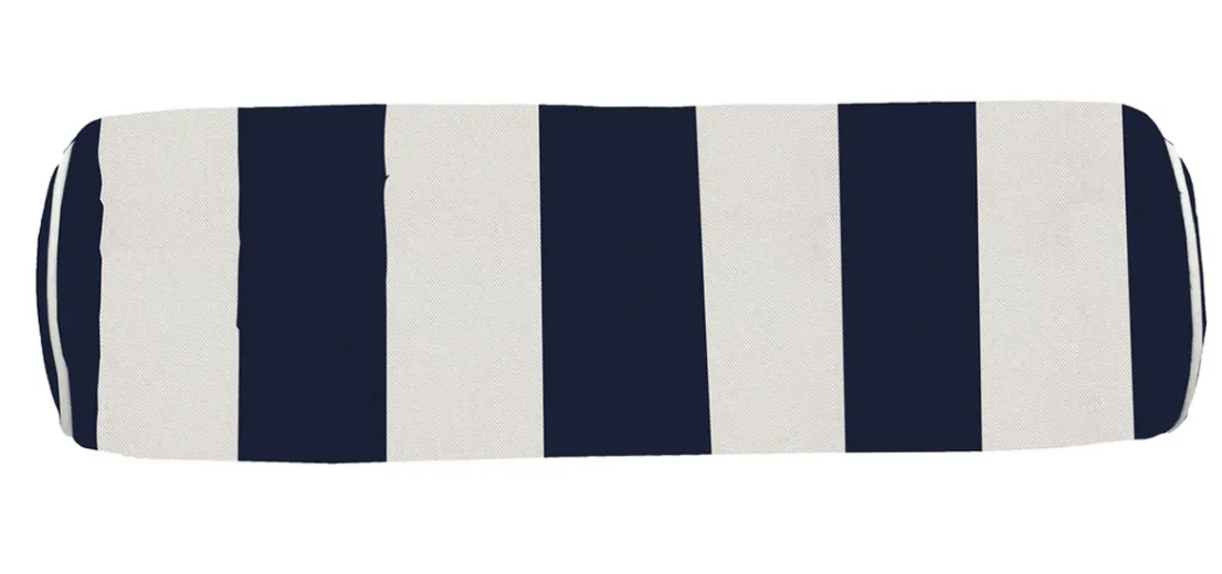 Halo Indigo L-Stripe - Outdoor Pillow