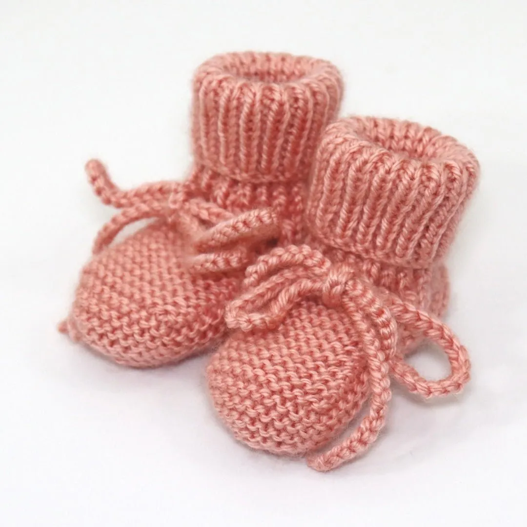 Hand Knitted Booties v2