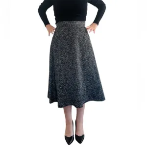 Harper womens ditsy navy floral cottagecore midi sz size S granny 90s whimsygoth
