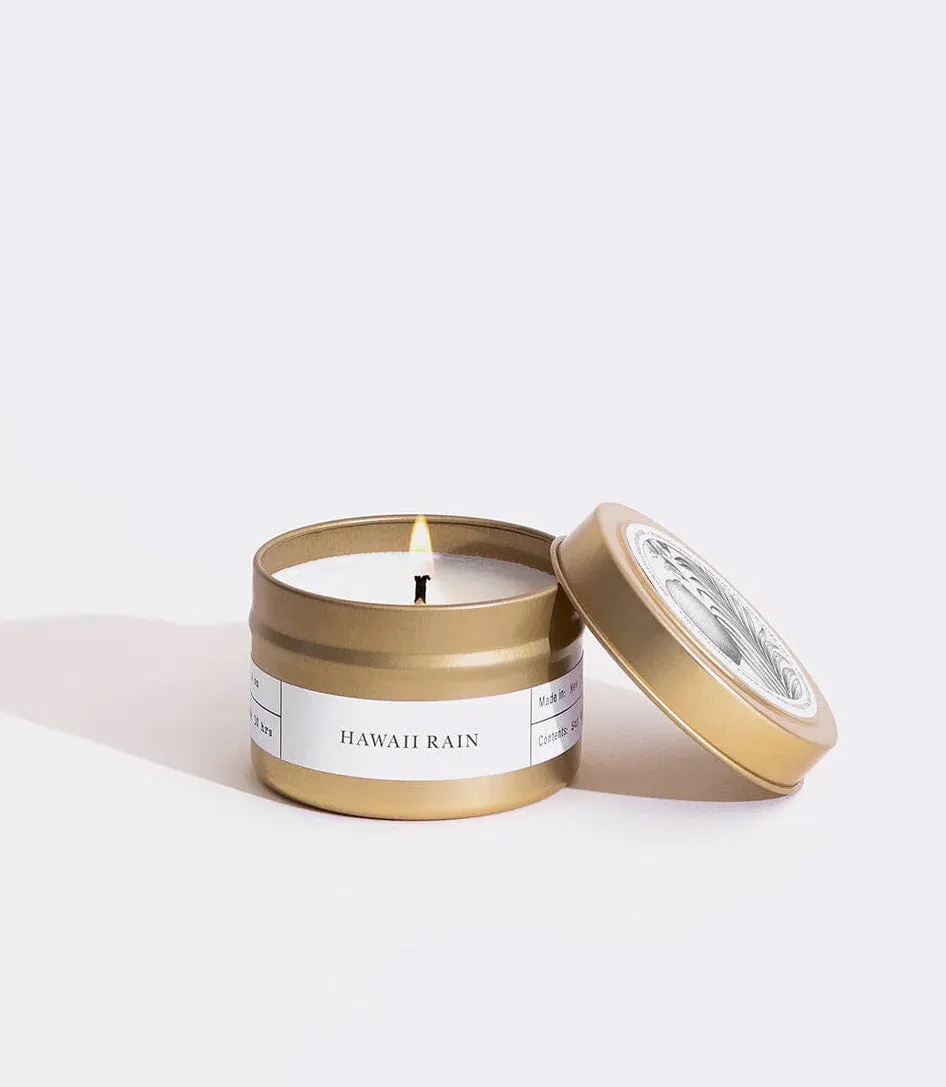 Hawaii Rain Travel Candle