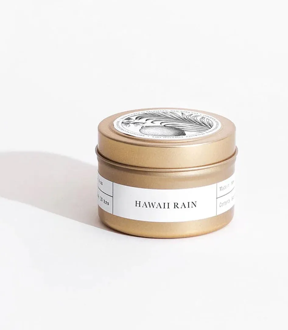Hawaii Rain Travel Candle