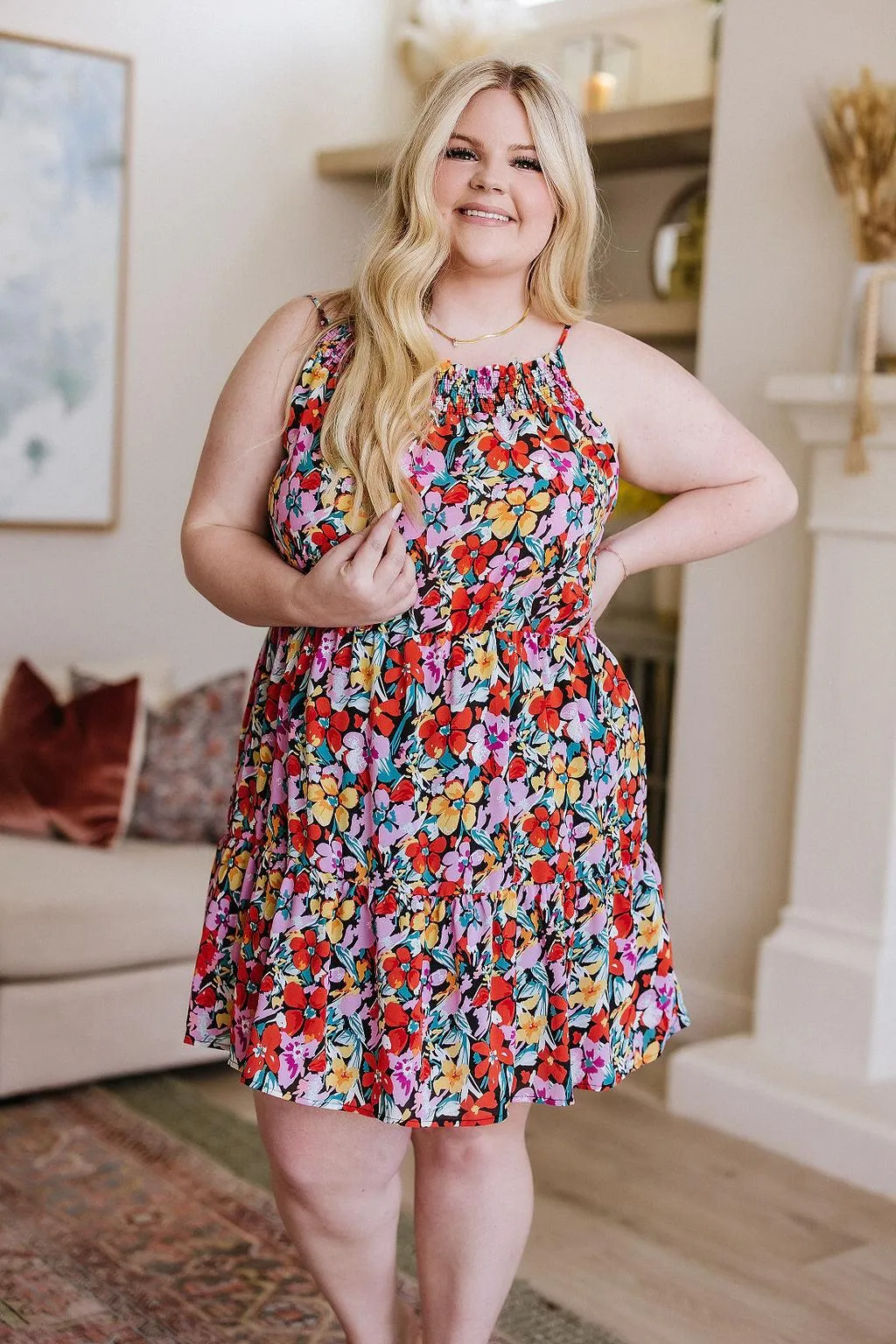 Hazel Blues® |  My Side of the Story Floral Dress