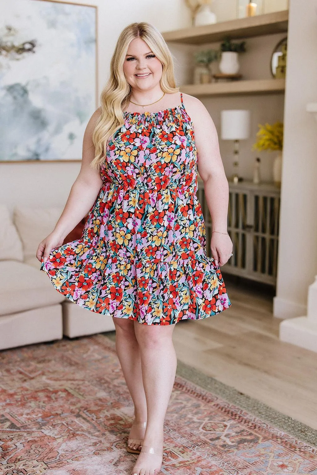 Hazel Blues® |  My Side of the Story Floral Dress