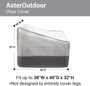 Heavy Duty Weather & UV-Resistant Patio Dinning Chair Cover