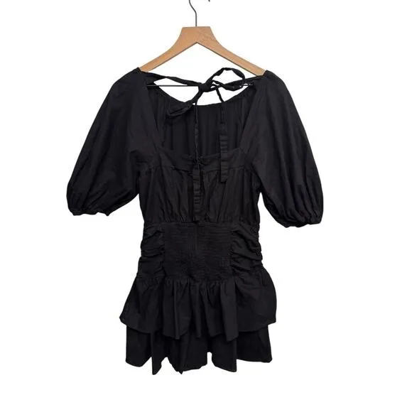 Hello Molly EMERALD EYES DRESS BLACK Size Small