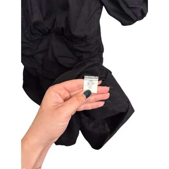 Hello Molly EMERALD EYES DRESS BLACK Size Small