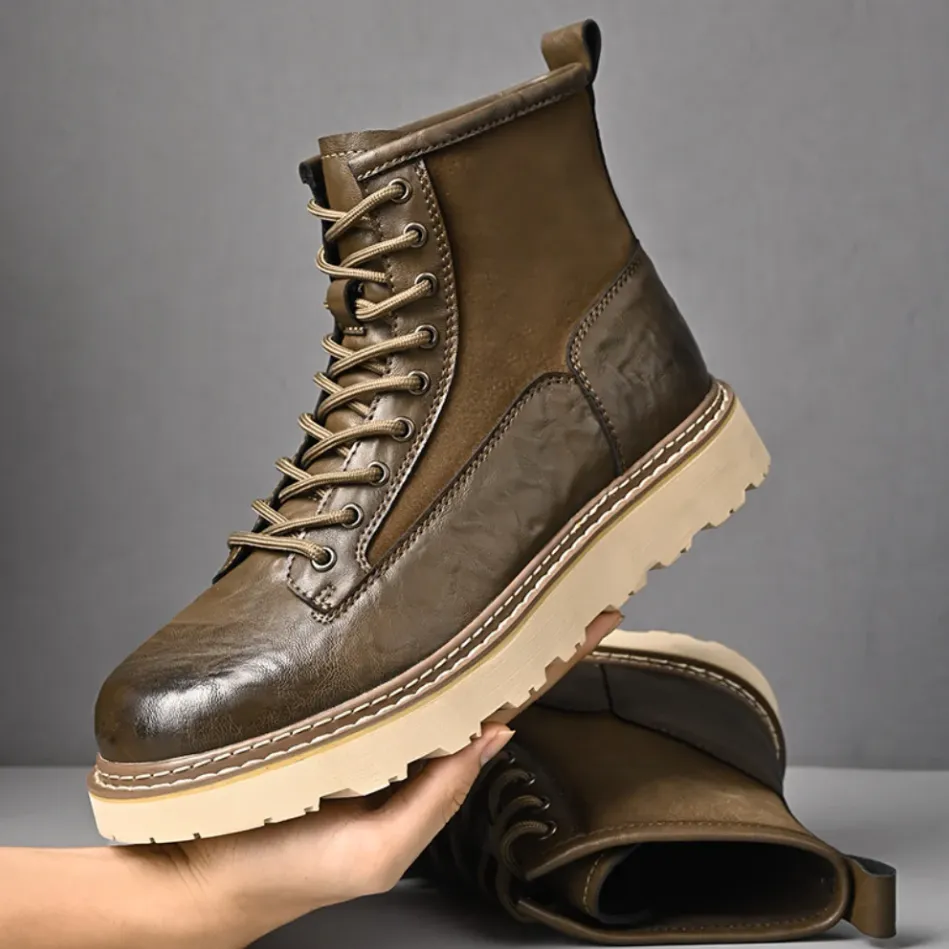 High quality and stylish leather men's boots