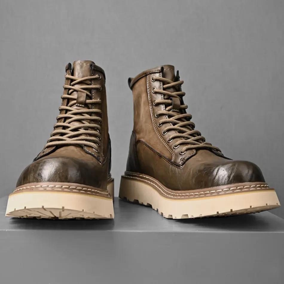 High quality and stylish leather men's boots