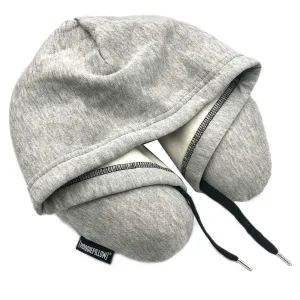 HoodiePillow Inflatable Travel Hoodie Neck Pillow