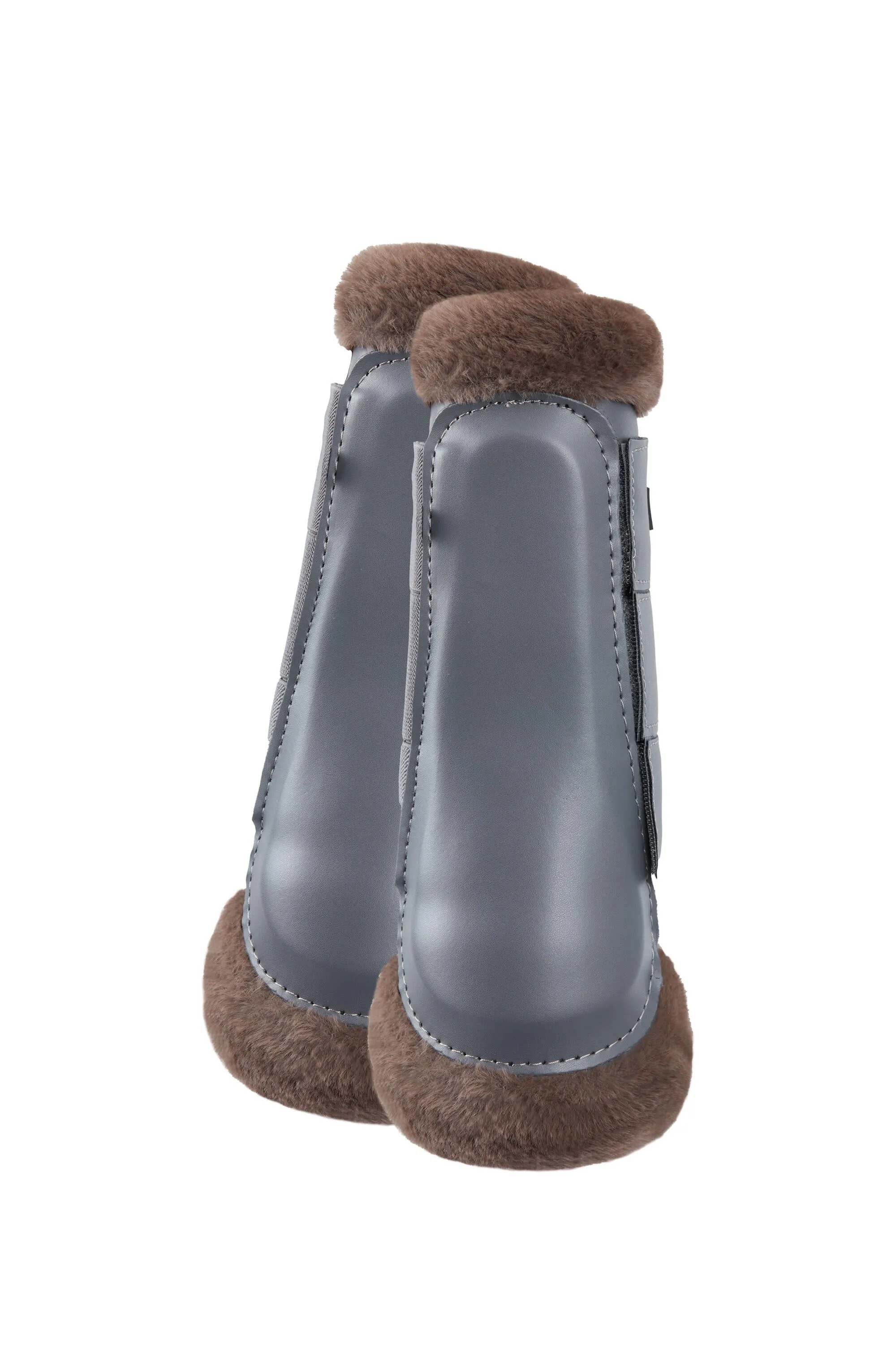 Horze Houston Brushing Boots Charcoal Grey