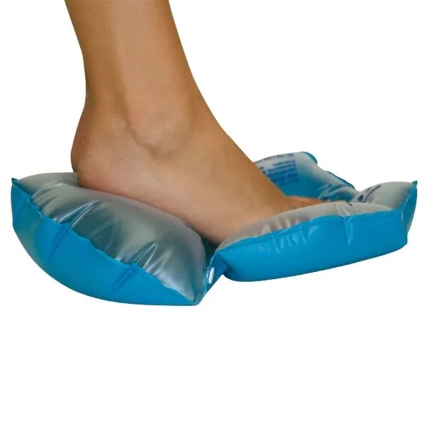 Inflatable Foot Cushion and Exercise Aid for Travel (Pair)