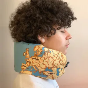 Inflatable Map Neck Pillow Style TT54