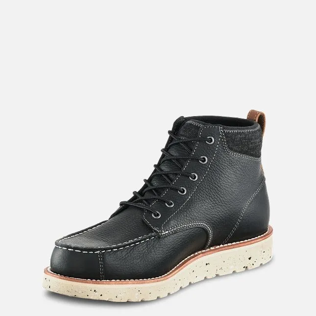 Irish Setter by Red Wing Shoes 3917 Setter Fifty 6" Lace Up Black Leather Boot A3917